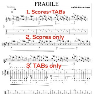 FRAGILE ScoresTabsWAV